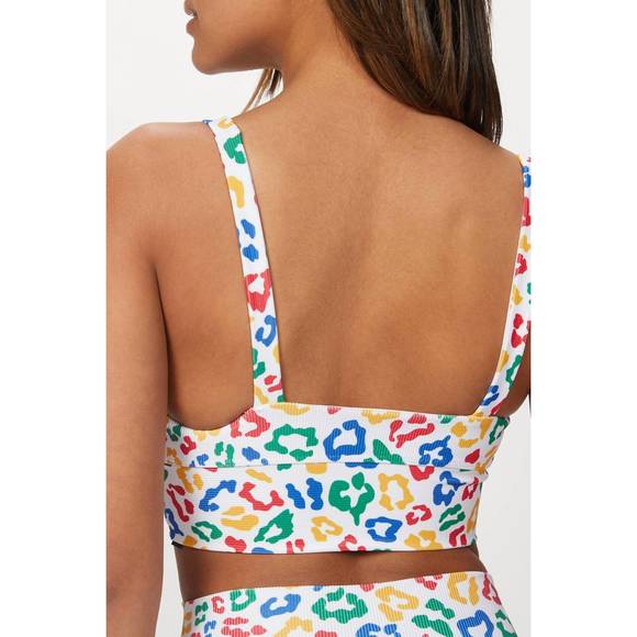 NEW BEACH RIOT leah top in primary leopard - Picture 2 of 2